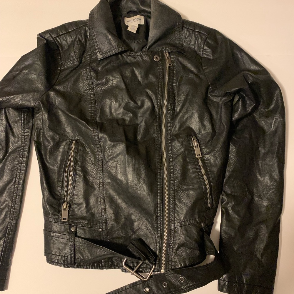 Women’s Arizona Jean Co Black Polyurethane Jacket